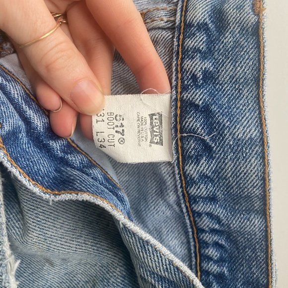 ON HOLD Vintage Distressed High Rise Levi's - Picture 12 of 14